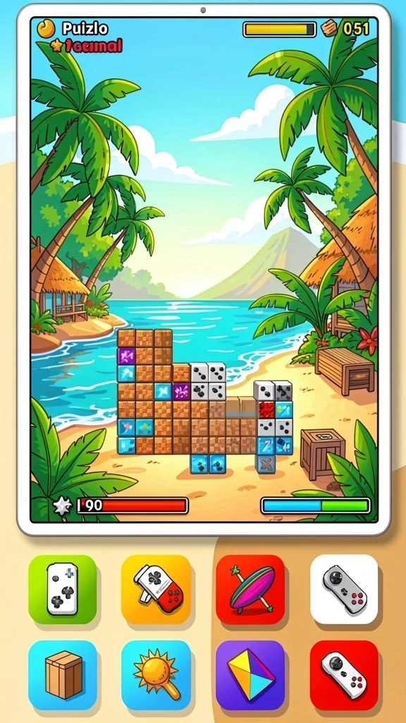 Tantangan seru di setiap level yang harus dilalui.