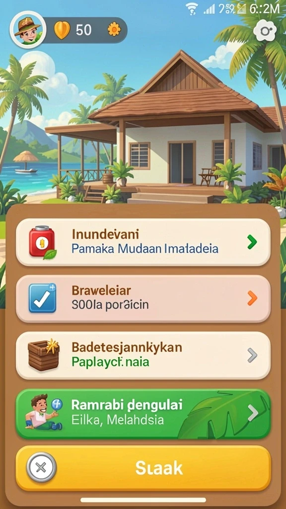 Karakter kustomisasi yang beragam.