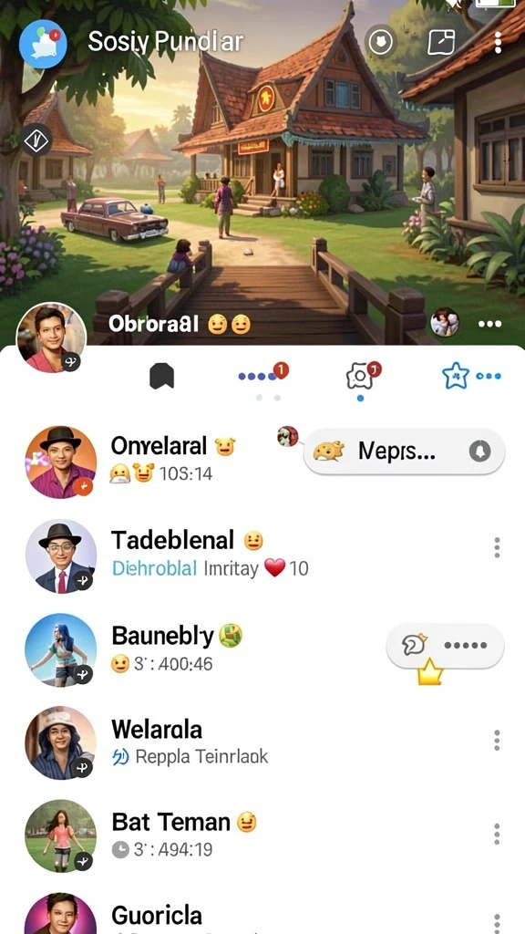 Menunjukkan grafis lingkungan yang kaya dan detail.