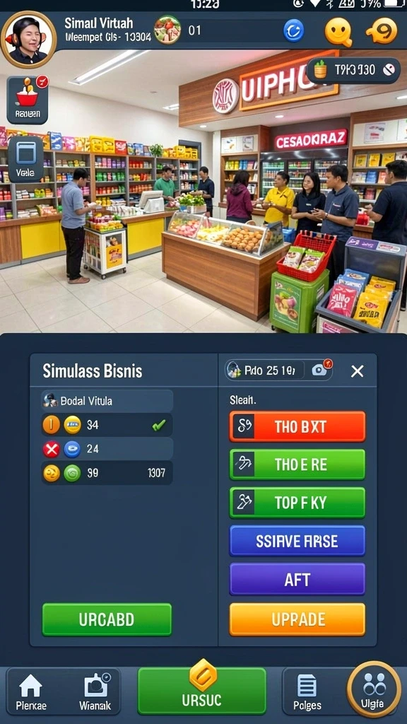 Tangkapan layar fitur kustomisasi karakter yang baru.