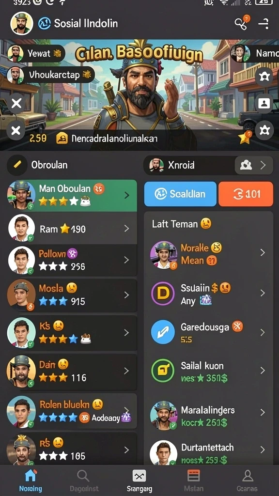 Tampilan antarmuka yang menarik dan mudah digunakan.