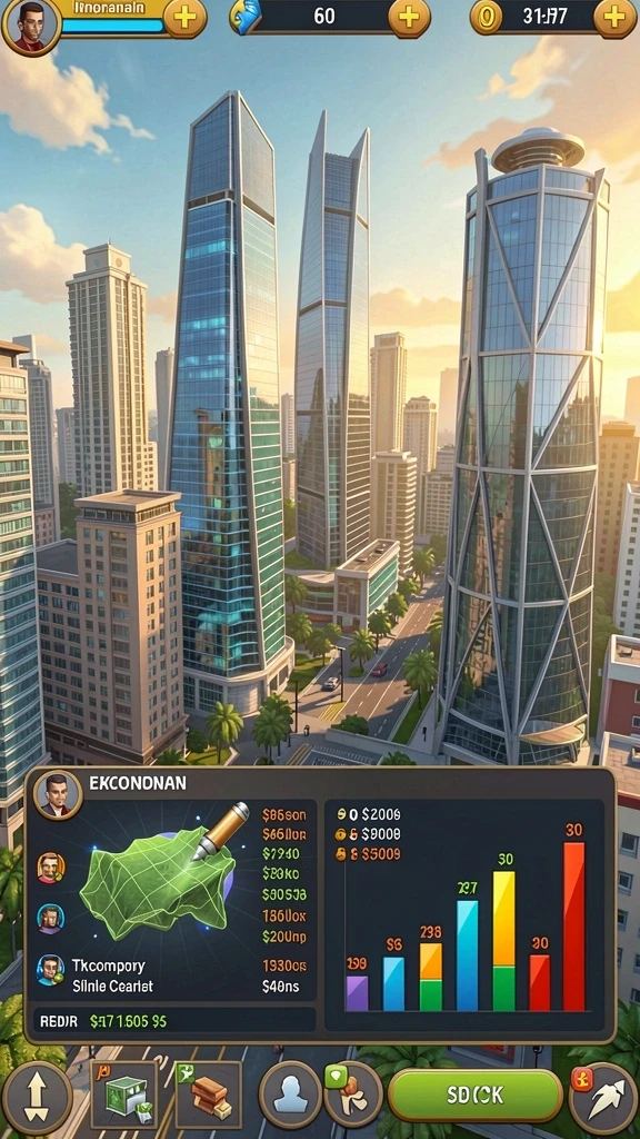 Tampilan awal game yang menarik dan penuh warna.