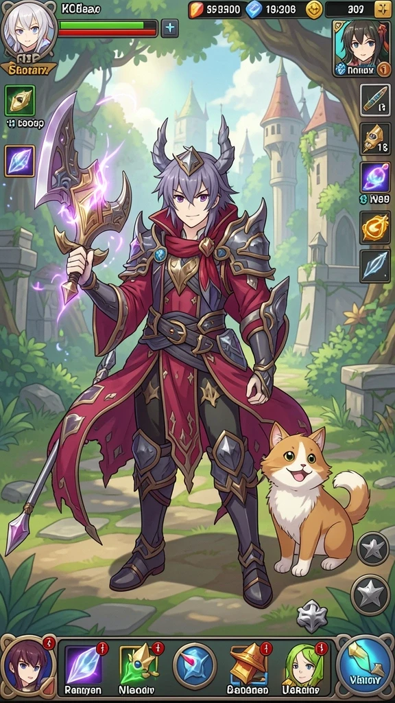 Battle arena yang penuh aksi dan seru.