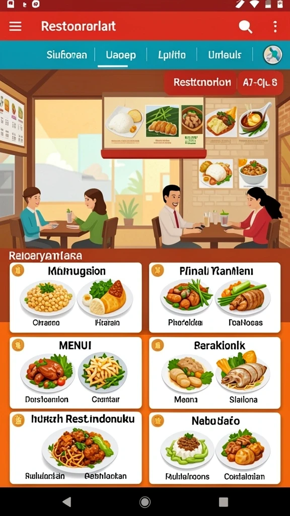 Tampilan antarmuka yang menarik dan intuitif.