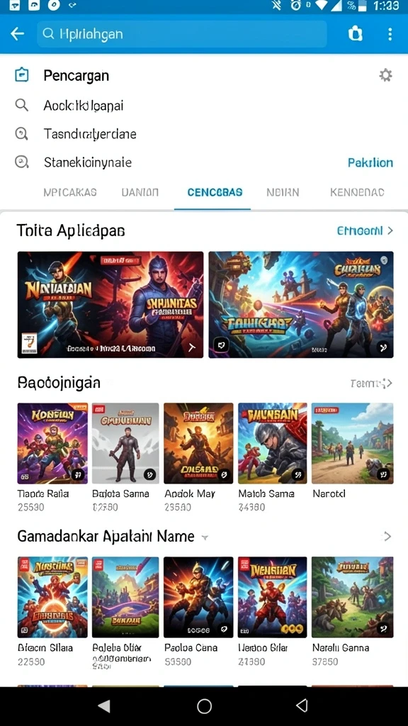 Gameplay yang mendebarkan dengan banyak tantangan.