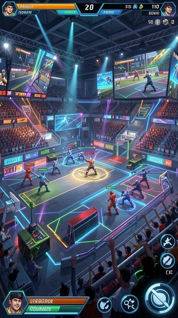 Interaksi multiplayer yang seru dan kompetitif.