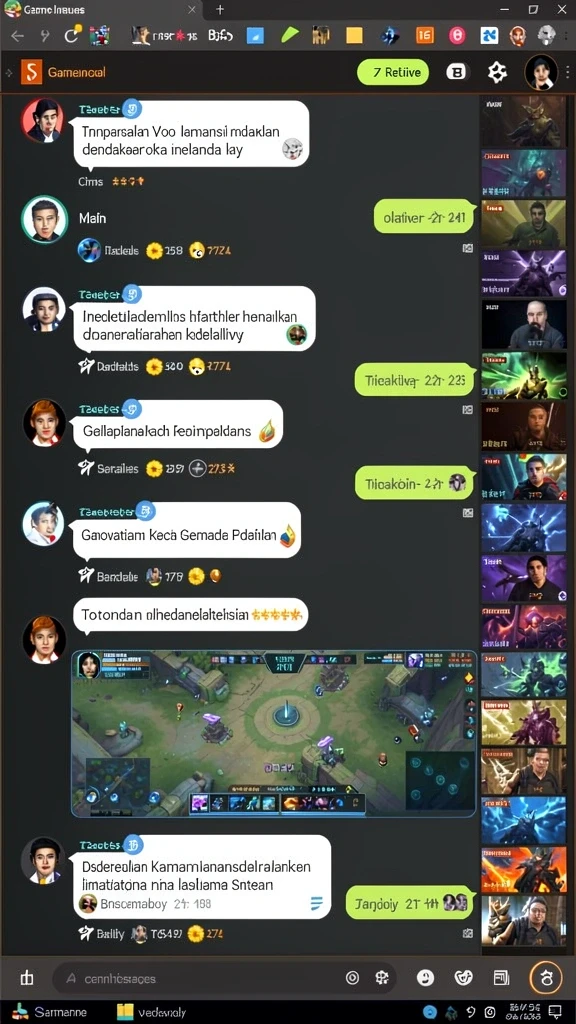 Tangkapan layar kedua menampilkan aksi seru dari gameplay yang intens.