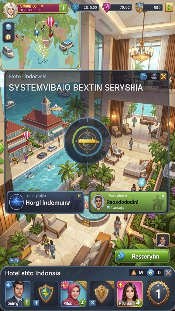 Tangkapan layar ketiga memperlihatkan menu upgrade karakter yang menarik.