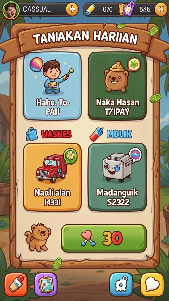 Tampilan antarmuka yang intuitif dan menarik.