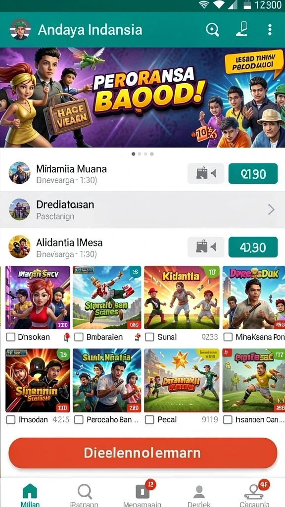 Karakter-karakter unik dengan kemampuan yang berbeda.