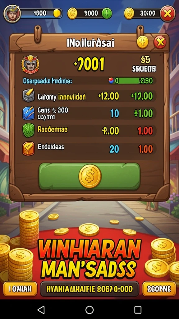 Karakter utama dalam aksi penuh semangat.
