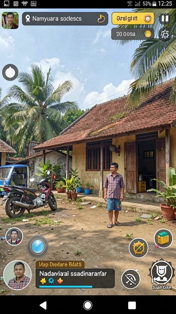 Grafis karakter yang memukau dan detail.