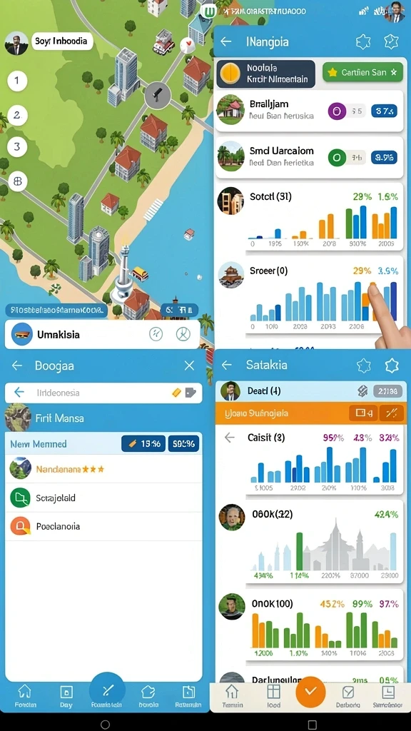 Tampilan dashboard yang intuitif dan modern.