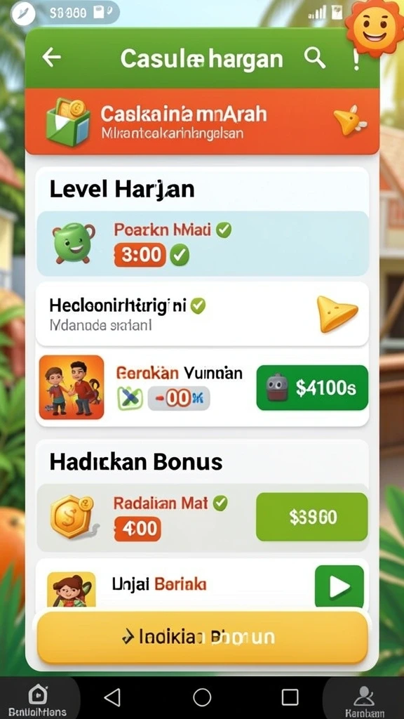 Tampilan antarmuka yang intuitif dan menarik.