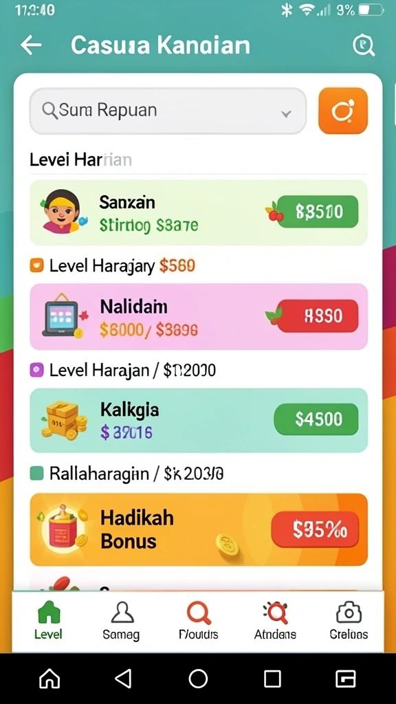 Karakter unik yang dapat dimainkan.