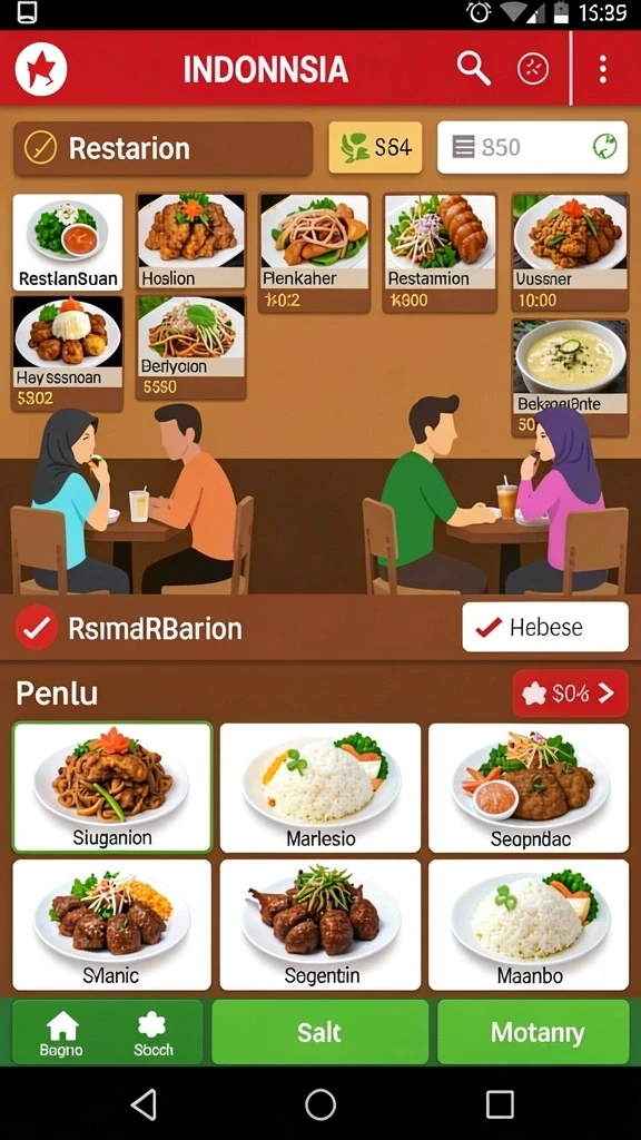 Karakter dengan kostumisasi yang unik dan menarik.