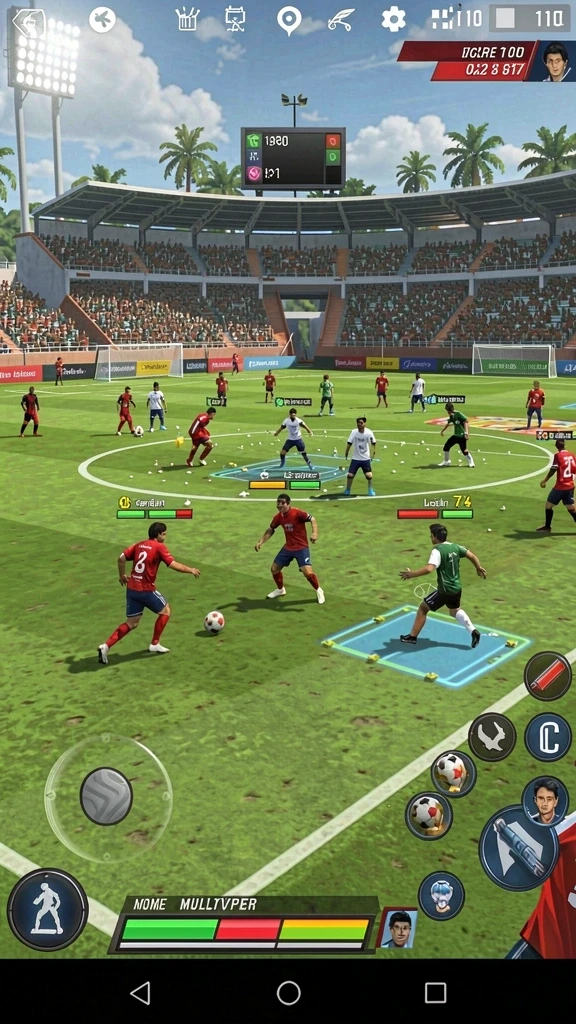 Screenshot dari level yang menegangkan dan penuh aksi.