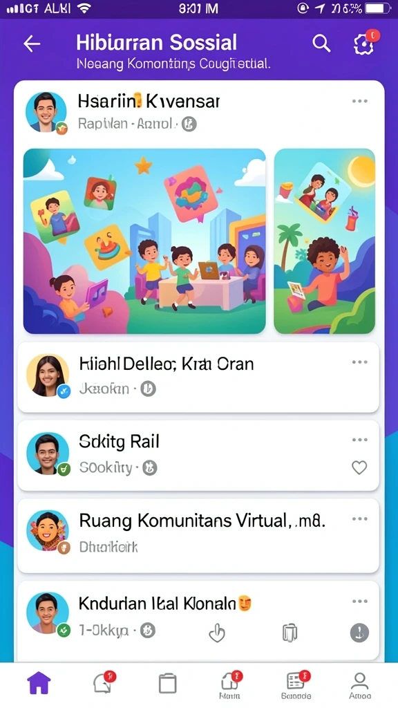 Screenshot menunjukkan grafis karakter yang menawan.