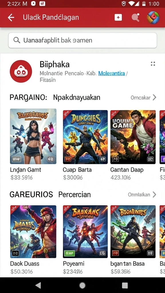 Tampilan antarmuka LUCKYDF yang menarik.