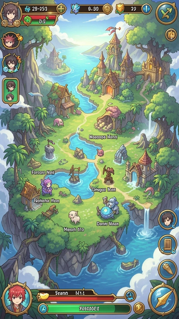 Diverse characters to choose from in the game.