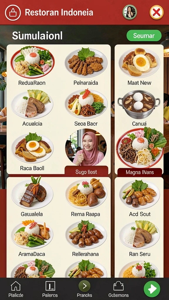 Tampilan antarmuka yang intuitif dan mudah digunakan.