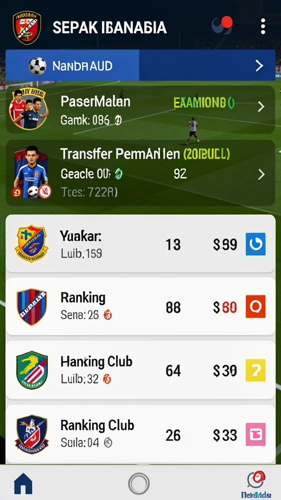 Berbagai karakter unik yang siap dimainkan.
