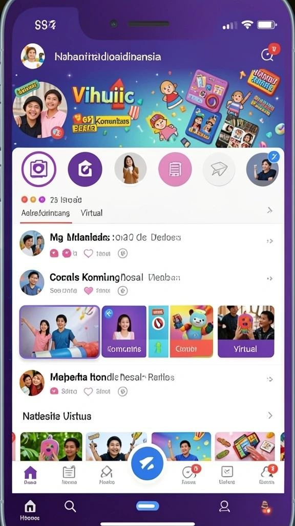 Berbagai pilihan permainan yang menyenangkan.