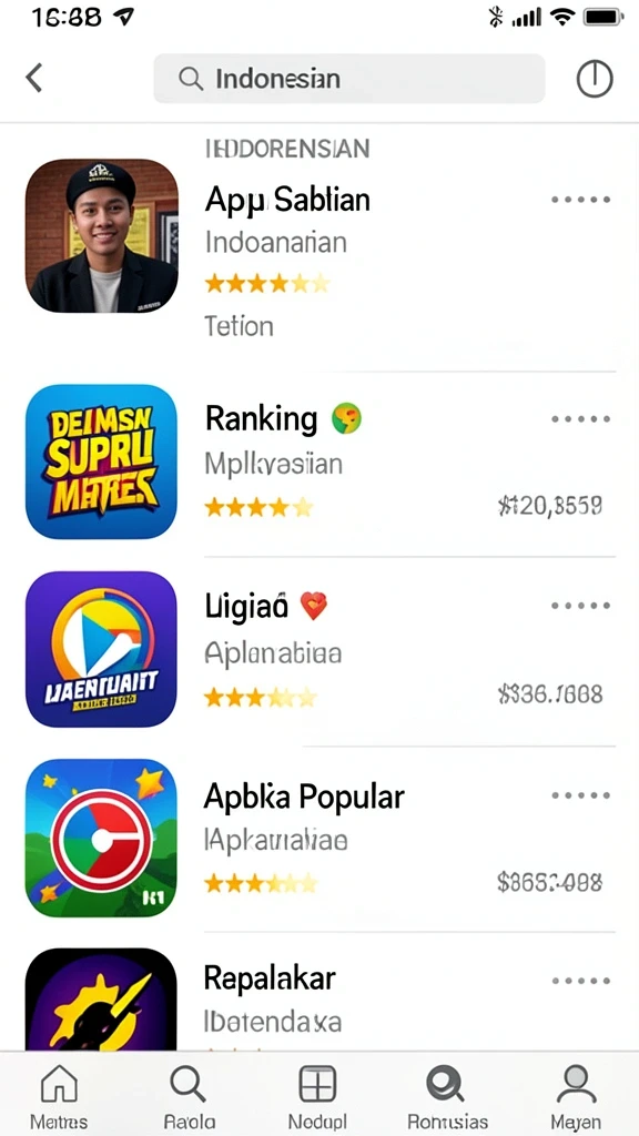 Tampilan antarmuka yang menarik dan intuitif.