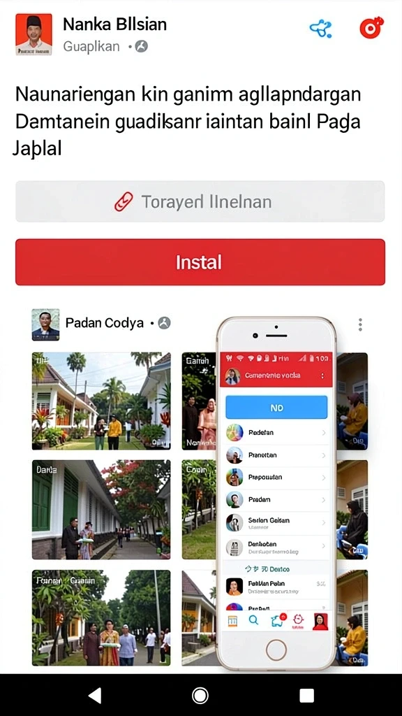 Tampilan antarmuka yang user-friendly.