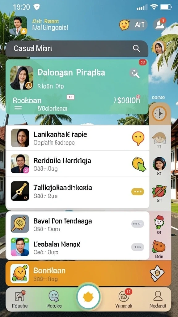 Karakter dengan kemampuan unik dan menarik.
