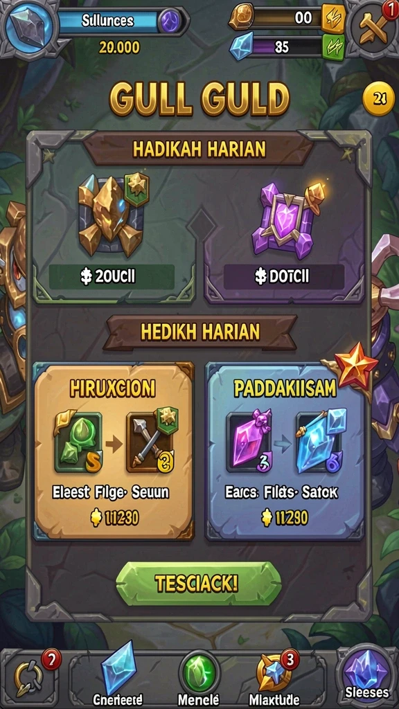 Tampilan antarmuka yang user-friendly.