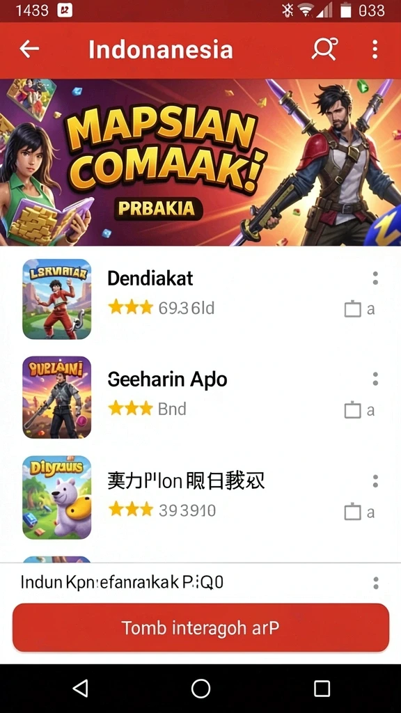 Tangkapan layar menunjukkan gameplay yang seru dan menarik.
