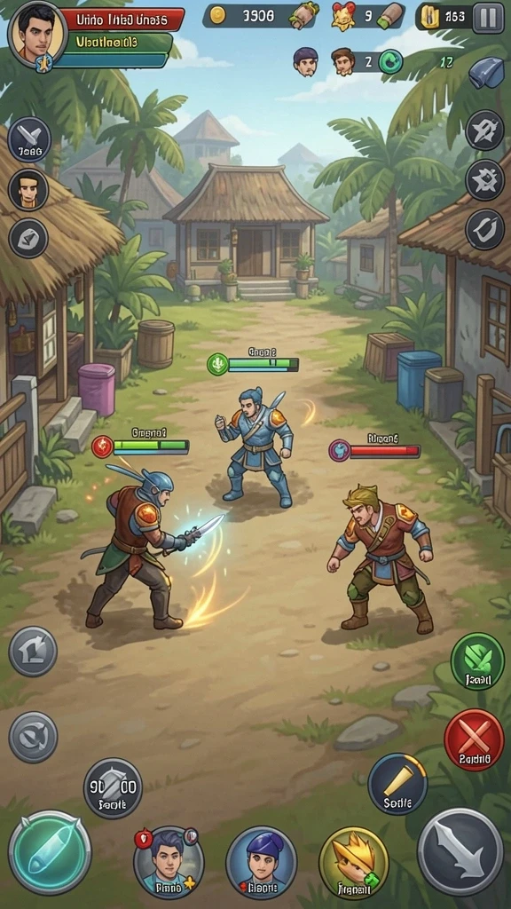 Tampilan antarmuka game yang intuitif dan menarik.