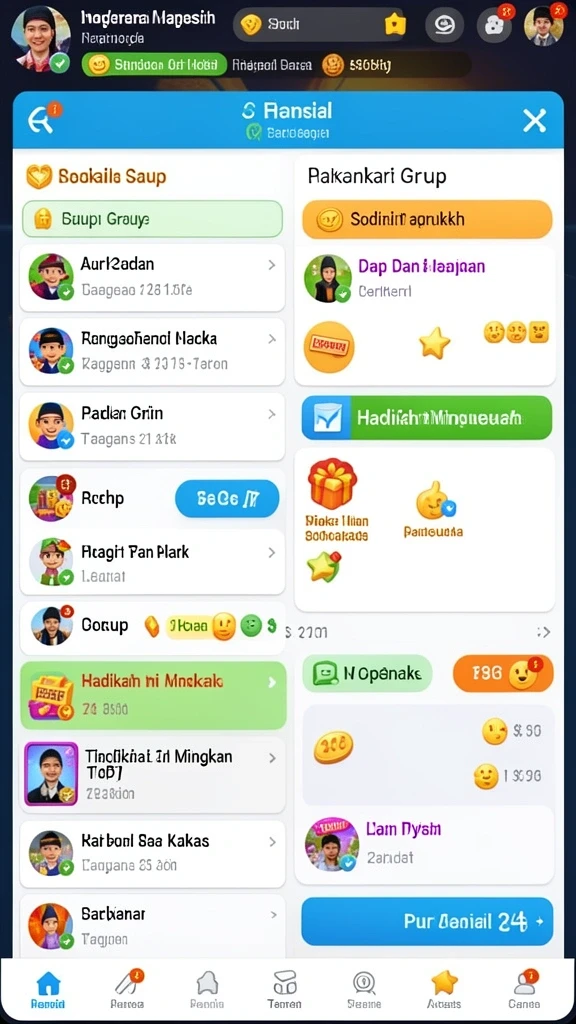 Berbagai karakter menarik dalam SXXPLAY.