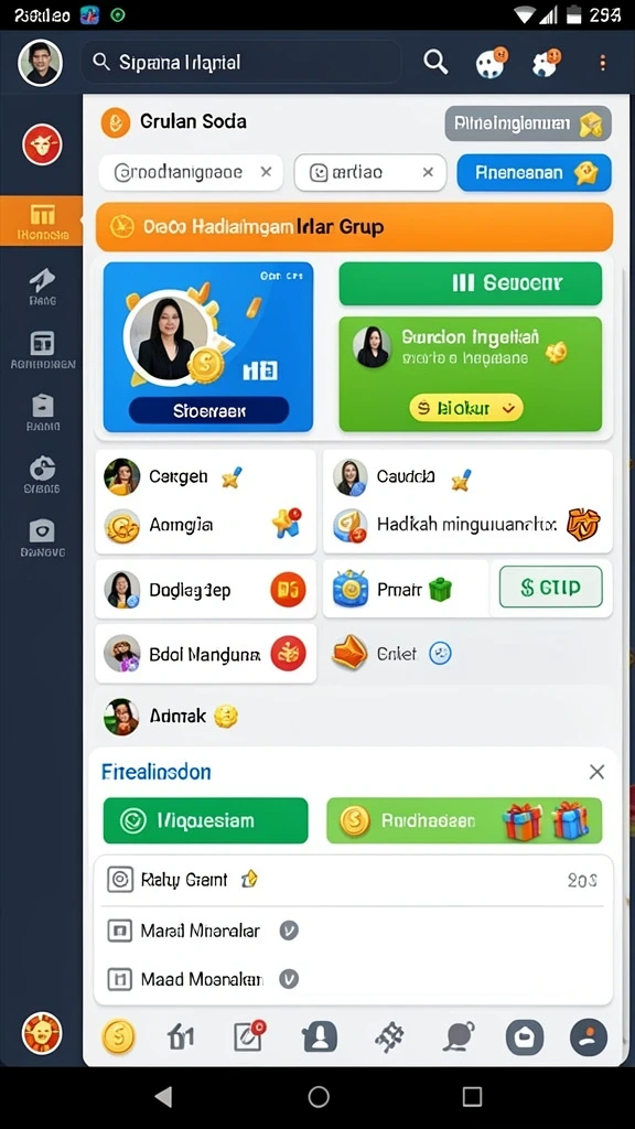 Tampilan antarmuka yang menarik dan mudah digunakan.