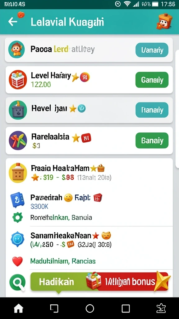 Screenshot menunjukkan tampilan grafis yang memukau di dalam permainan.
