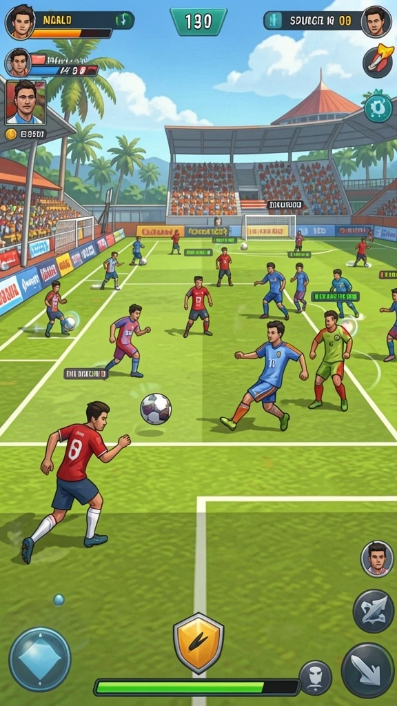 Fitur turnamen yang menarik dan kompetitif.