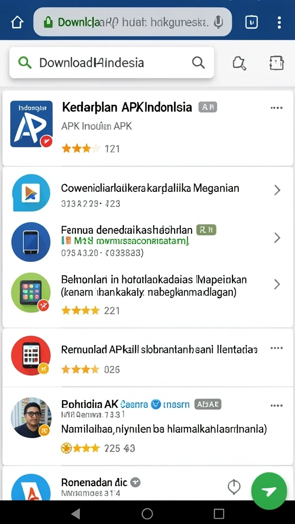 Berbagai pilihan permainan yang tersedia dalam aplikasi.
